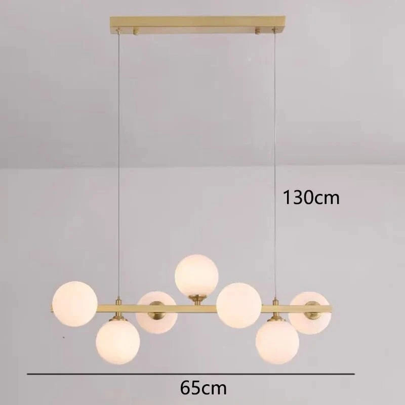 Lustre LED Suspendu au Design Moderne - Illumine Votre Espace | Marco Lucetti 7 têtes 1 / Blanc froid