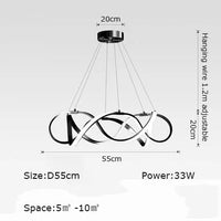 Lustre LED suspendu design nordique. | Marco Lucetti
