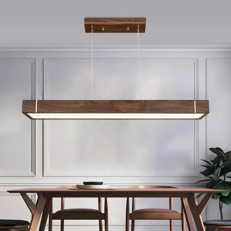 Lustre LED Suspendu en Bois au Design Moderne | Marco Lucetti