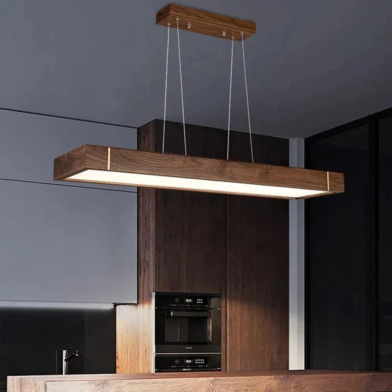 Lustre LED Suspendu en Bois au Design Moderne | Marco Lucetti