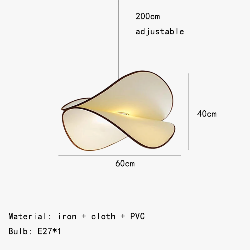 Lustre LED suspendu en tissu SmartFlex ™ - Nouveau Style Réglable