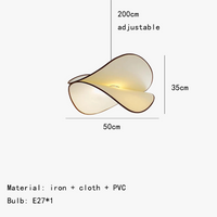 Lustre LED suspendu en tissu SmartFlex ™ - Nouveau Style Réglable