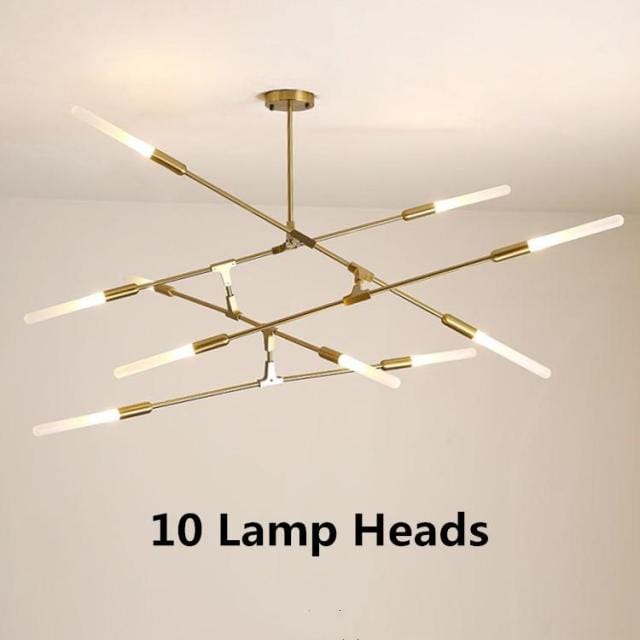 Lustre LED Suvan - Design Moderne & Lumineux | Marco Lucetti 10 Lumières - D136cm / Chaude