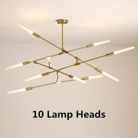 Lustre LED Suvan - Design Moderne & Lumineux | Marco Lucetti 10 Lumières - D136cm / Chaude