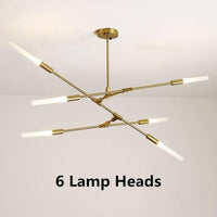 Lustre LED Suvan - Design Moderne & Lumineux | Marco Lucetti 6 Lumières - D136cm / Chaude