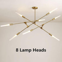 Lustre LED Suvan - Design Moderne & Lumineux | Marco Lucetti 8 Lumières - D136cm / Chaude