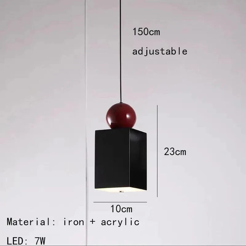 Lustre LED tendance avec cordon métallique ajustable - Livraison directe | Marco Lucetti D-Noir / 3 modifiable