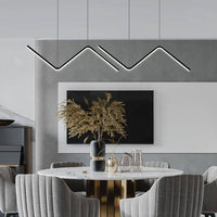 Lustre LED Triangulaire Moderne en Métal | Marco Lucetti
