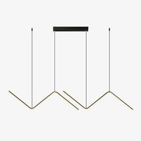 Lustre LED Triangulaire Moderne en Métal | Marco Lucetti