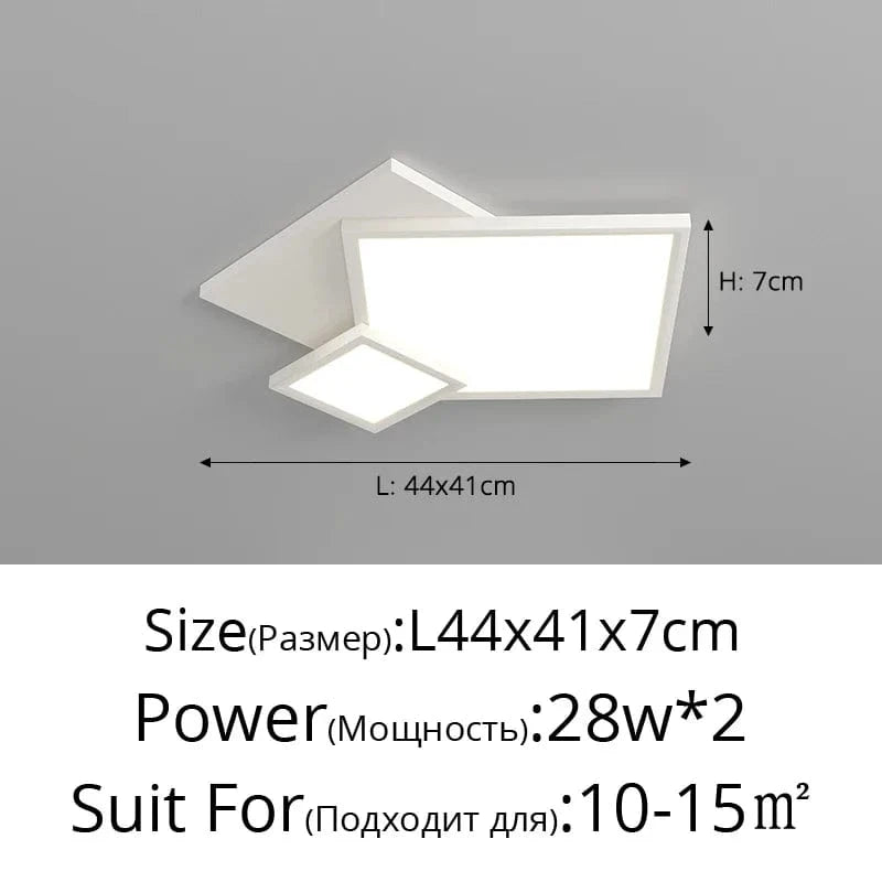 Lustre LED UltraMince pour Éclairage Intérieur Chic | Marco Lucetti 3 couleurs sans télécommande / C44cm 28w