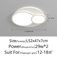 Lustre LED UltraMince pour Éclairage Intérieur Chic | Marco Lucetti 3 couleurs sans télécommande / P 52cm 29w