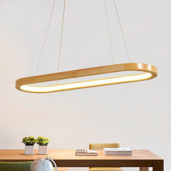 Lustre LED WoodRing Nordic | Marco Lucetti