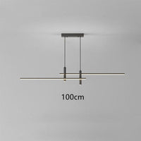 Lustre LEDminimaliste par Sarno | Marco Lucetti Noir - 100 cm / Chaude