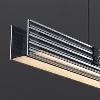 Lustre Long en Verre LED Design Minimaliste - Luxe Épuré | Marco Lucetti