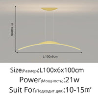 Lustre Long LED Minimaliste Éclat Moderne avec Hauteur Réglable | Marco Lucetti