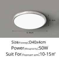 Lustre Longue Bande – Éclairage Élégant pour la Maison | Marco Lucetti C 40CM Chorme / 3 couleurs