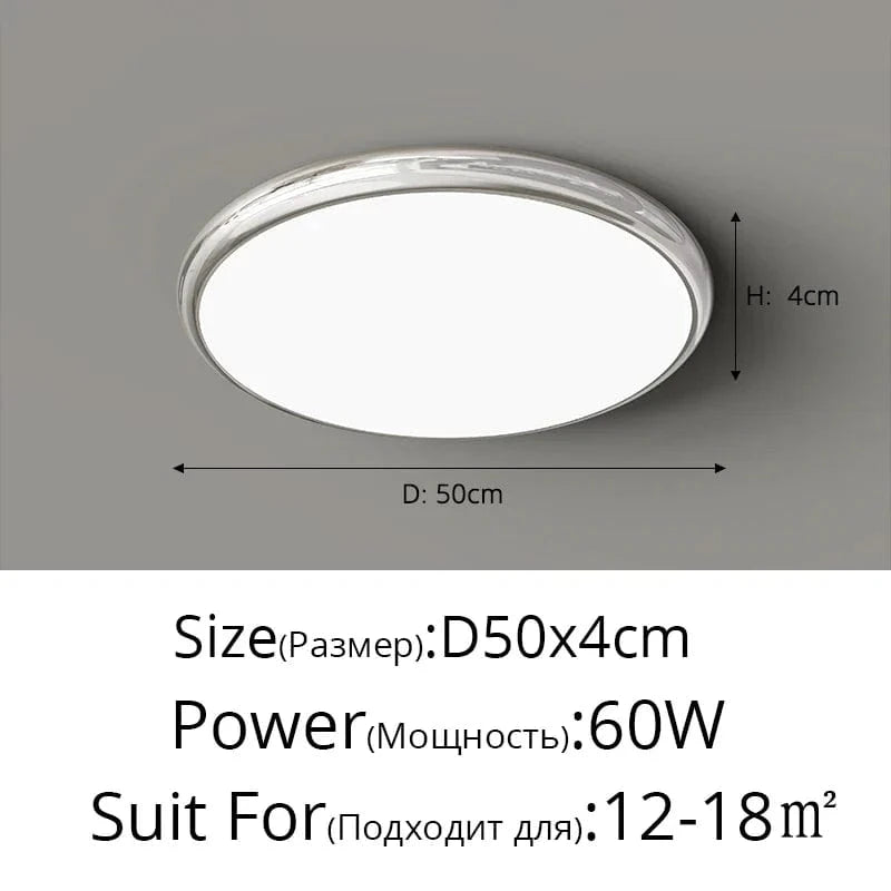 Lustre Longue Bande – Éclairage Élégant pour la Maison | Marco Lucetti C 50CM Chorme / 3 couleurs