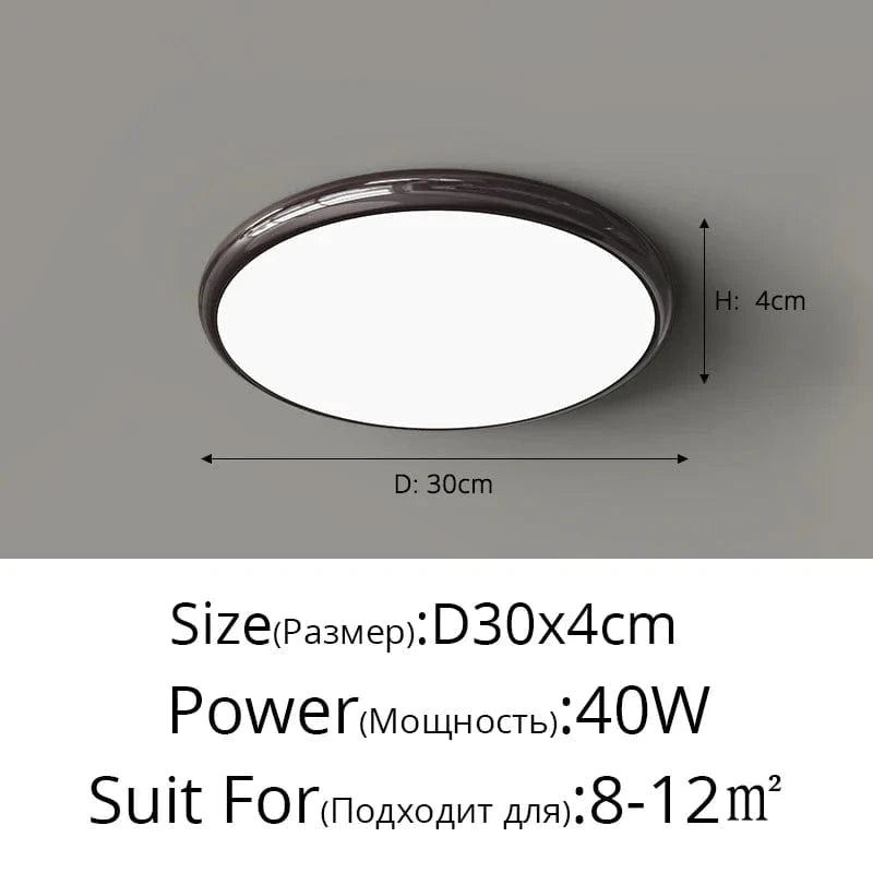 Lustre Longue Bande – Éclairage Élégant pour la Maison | Marco Lucetti D 30CM Noir / 3 couleurs