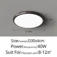 Lustre Longue Bande – Éclairage Élégant pour la Maison | Marco Lucetti D 30CM Noir / 3 couleurs