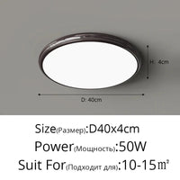 Lustre Longue Bande – Éclairage Élégant pour la Maison | Marco Lucetti D 40CM Noir / 3 couleurs