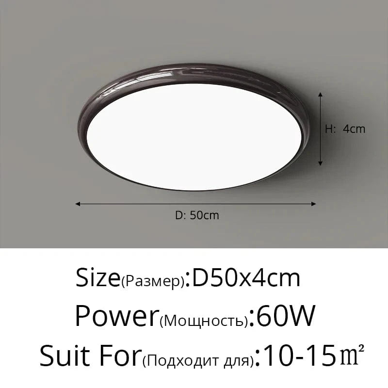 Lustre Longue Bande – Éclairage Élégant pour la Maison | Marco Lucetti D 50CM Noir / 3 couleurs