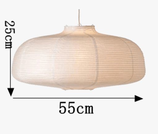 Lustre Lunaire en Papier Japonais pour Éclairer l'Intérieur | Marco Lucetti