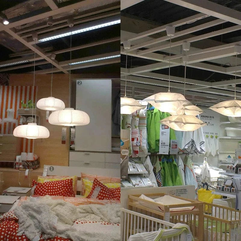 Lustre Lunaire en Papier Japonais pour Éclairer l'Intérieur | Marco Lucetti