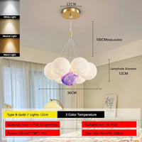 Lustre Lune Élégant Or et Noir | Marco Lucetti B Or 7 Lumières 12cm 1 / 3 Température de couleur