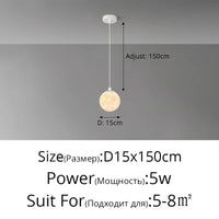 Lustre Lune Nordique 3D Imprimé Personnalisé pour Enfants | Marco Lucetti