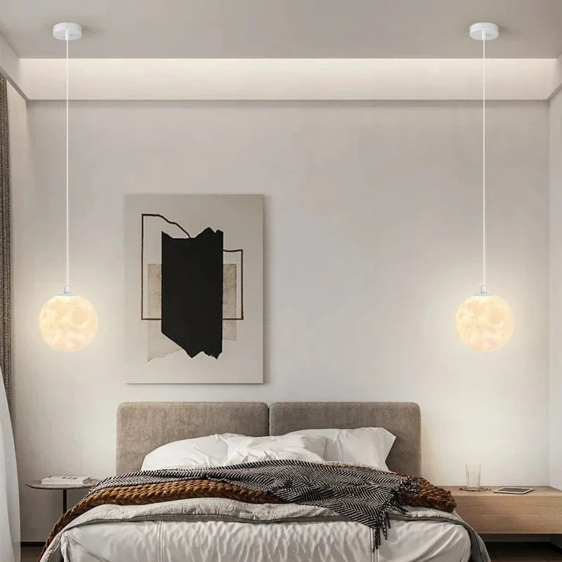 Lustre Lune Nordique 3D Imprimé Personnalisé pour Enfants | Marco Lucetti