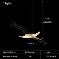 Lustre Luxe Design Modern Villa | Marco Lucetti 1 lumières / Lumière blanche