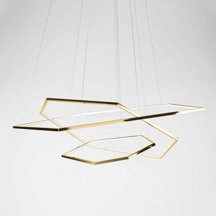 Lustre luxe en hexagones modernes Emmylia | Marco Lucetti