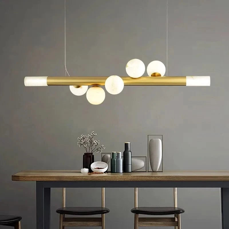 Lustre Luxe en Marbre Véritable Post-Moderne pour Bar | Marco Lucetti