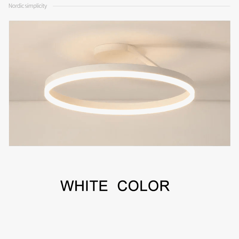 Lustre Luxe Minimaliste Rond pour Éclairage Intérieur | Marco Lucetti