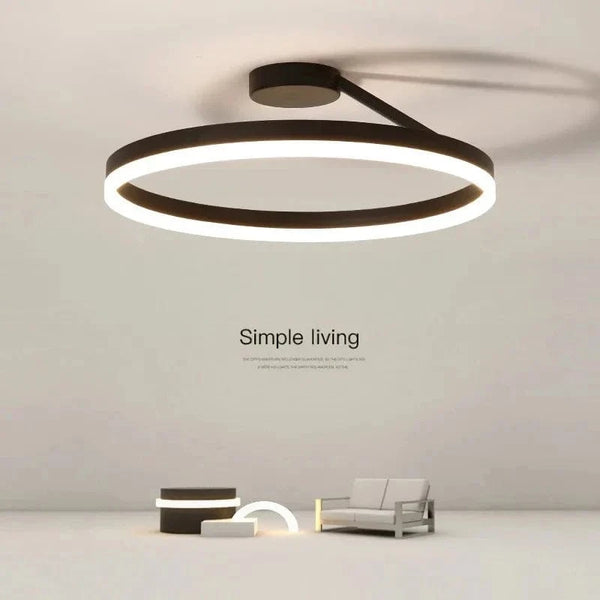 Lustre Luxe Minimaliste Rond pour Éclairage Intérieur | Marco Lucetti