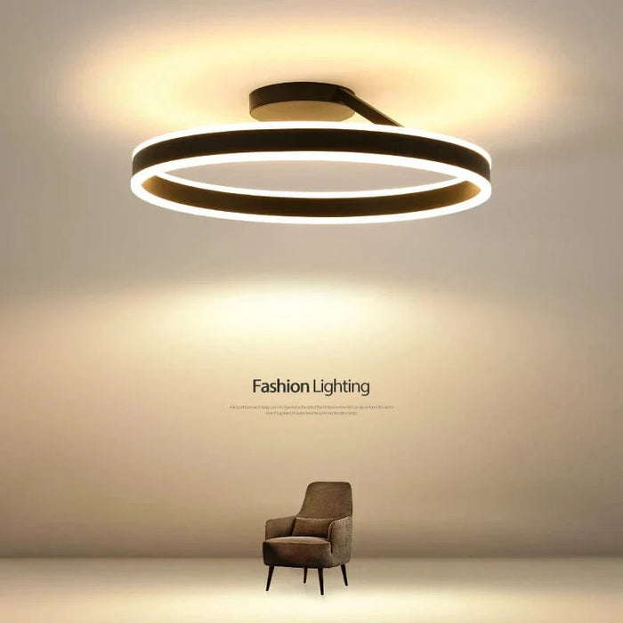 Lustre Luxe Minimaliste Rond pour Éclairage Intérieur | Marco Lucetti