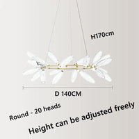 Lustre Luxury Villa Design | Marco Lucetti 20 têtes-D140cm / Lumière chaude-3000K