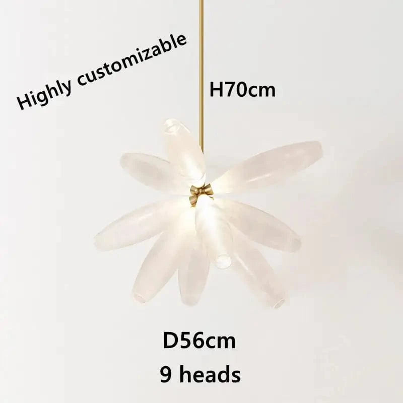 Lustre Luxury Villa Design | Marco Lucetti 9 têtes / Lumière chaude-3000K