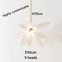 Lustre Luxury Villa Design | Marco Lucetti 9 têtes / Lumière chaude-3000K