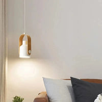 Lustre Macaron Nordic Design en Bois Brut et LED | Marco Lucetti