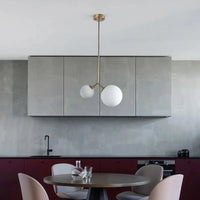 Lustre Magique en Boule de Verre aux Haricots Lumineux | Marco Lucetti