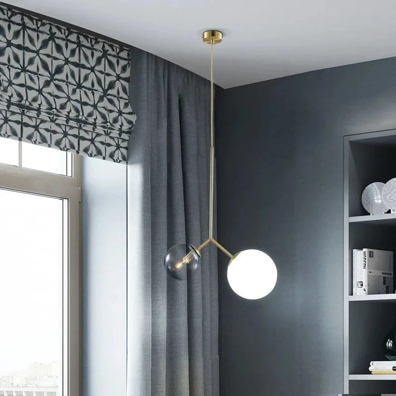 Lustre Magique en Boule de Verre aux Haricots Lumineux | Marco Lucetti