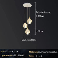 Lustre Magnolia : Élégance en céramique | Marco Lucetti