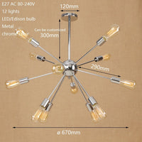Lustre Makari LED Métallique ajustable | Marco Lucetti