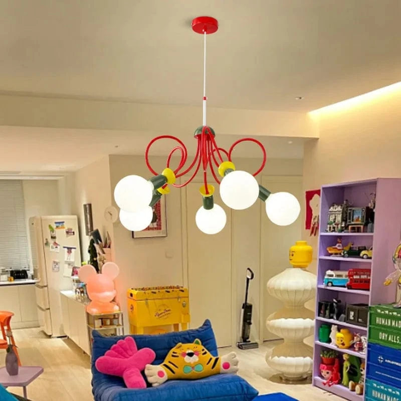 Lustre Memphis Coloré pour Chambre Enfant | Marco Lucetti