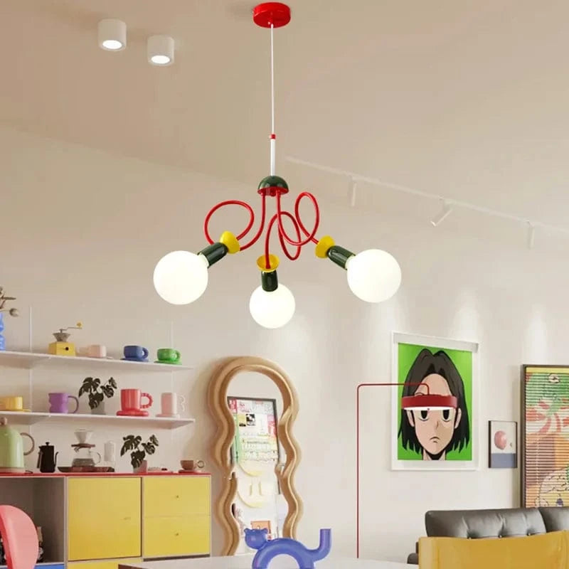 Lustre Memphis Coloré pour Chambre Enfant | Marco Lucetti