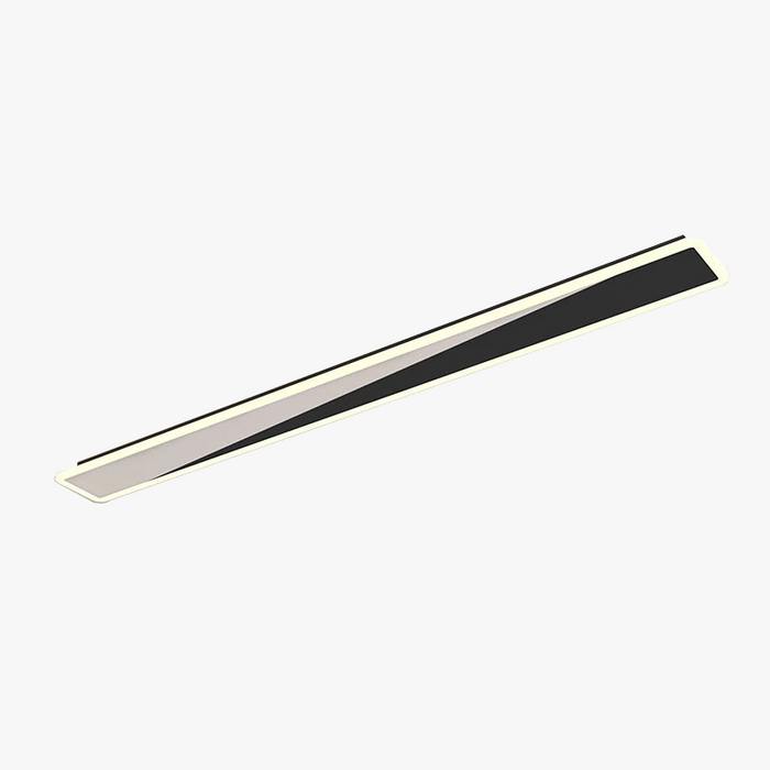Lustre Minimaliste Nordique avec Bande Longue et Touche Créative