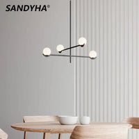 Lustre minimaliste boule de verre Luces à LED pour un éclairage élégant et moderne dans votre intérieur | Marco Lucetti