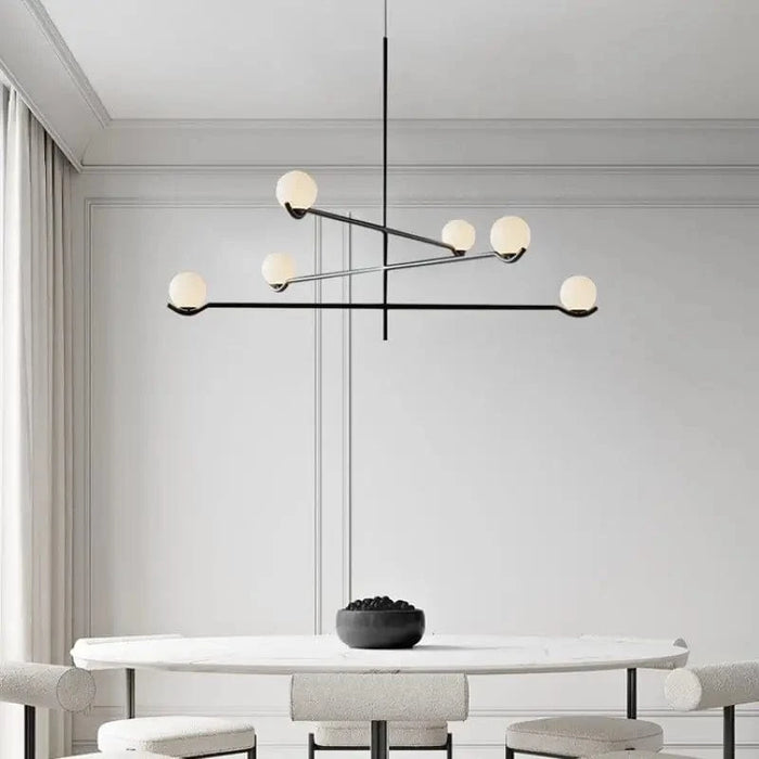 Lustre minimaliste boule de verre Luces à LED pour un éclairage élégant et moderne dans votre intérieur | Marco Lucetti