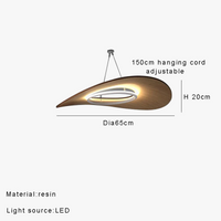 Lustre Minimaliste Moderne en Bois - Design Danois